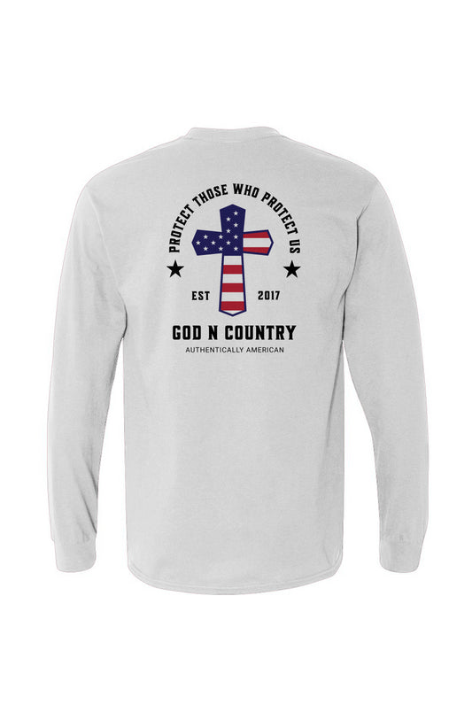 God N Country Protect Long Sleeve Tee