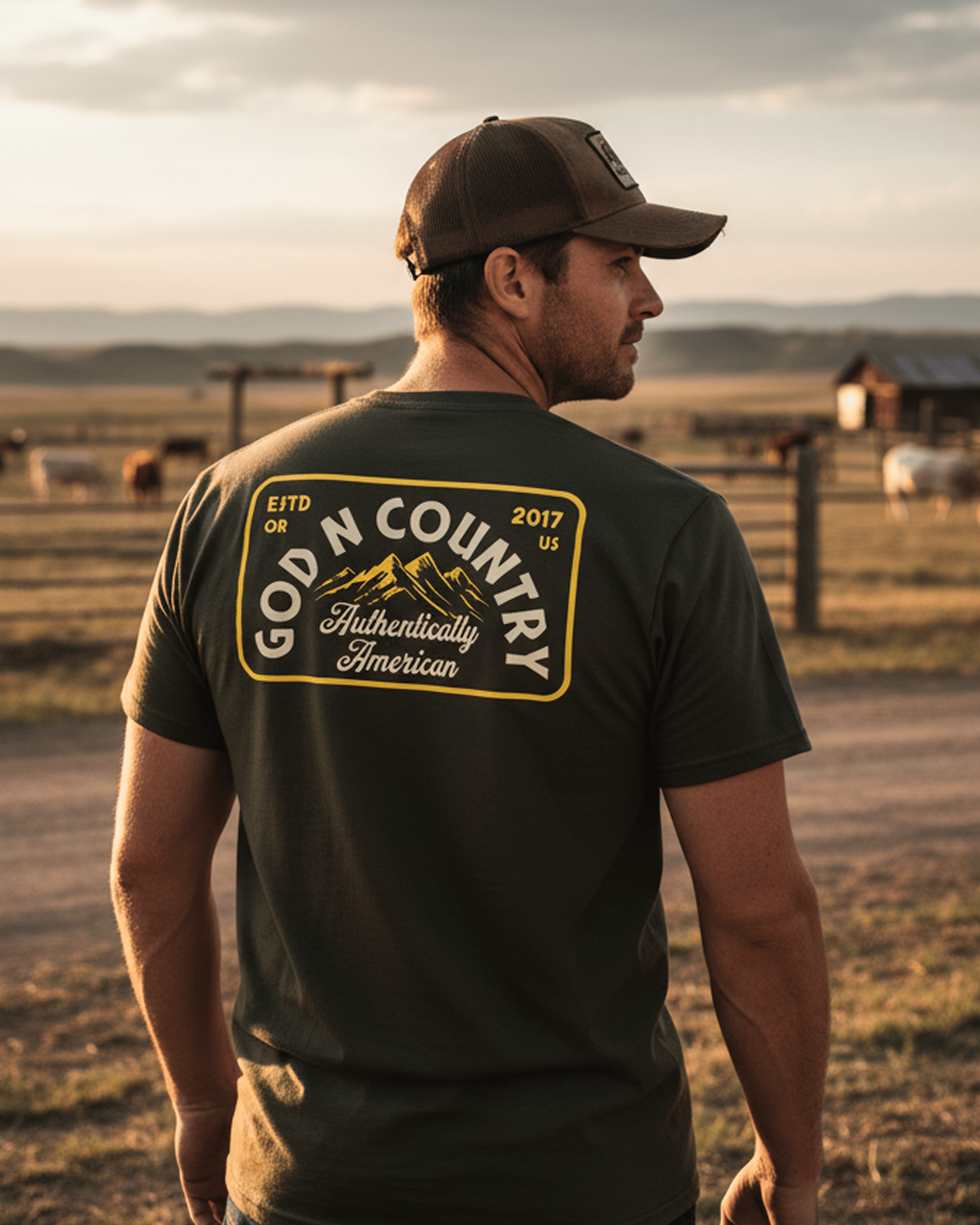 God N Country Authentic American Everyday Tee - tshirts - God N' Country