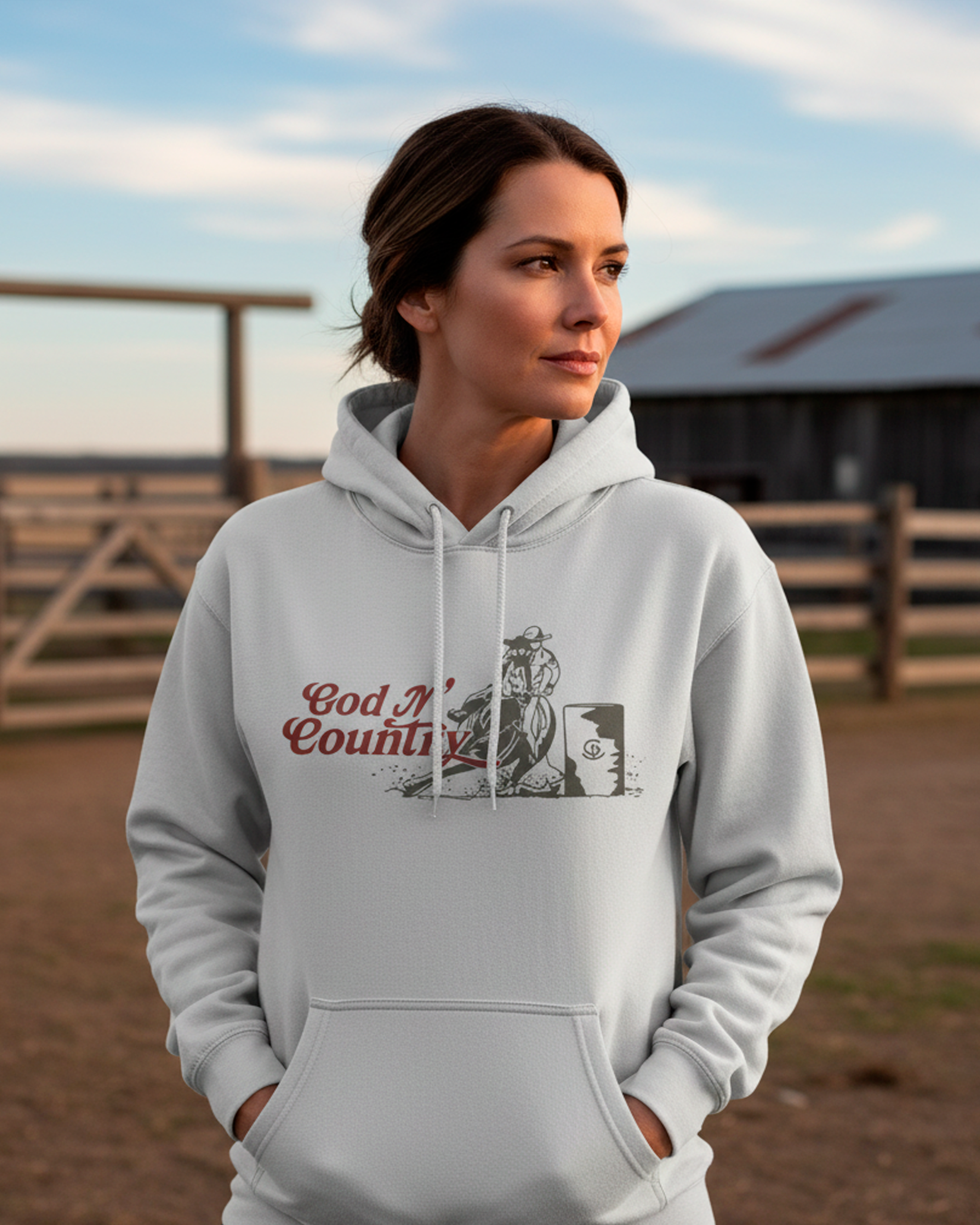 God N Country Barrel Racing Hoodie