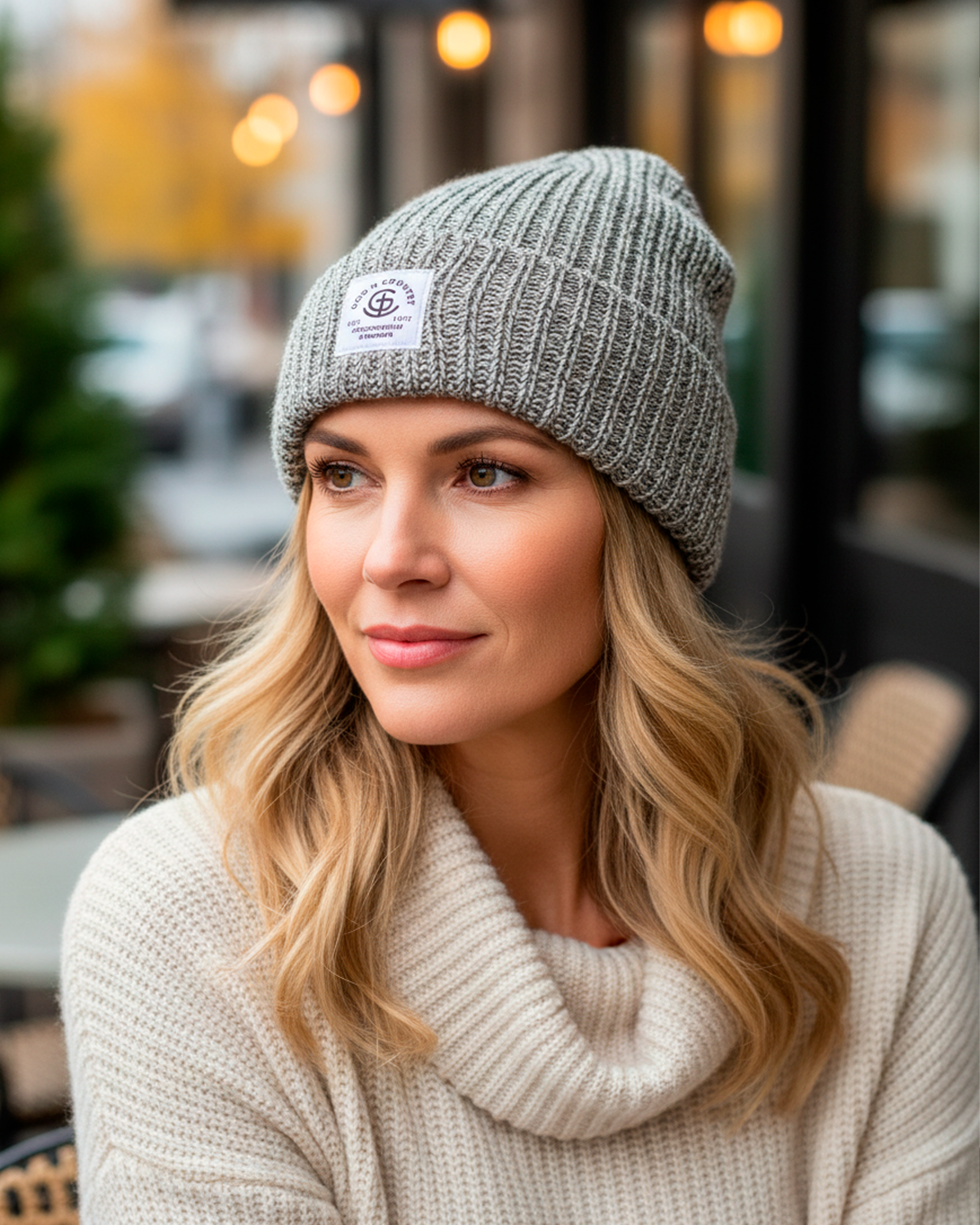 God N Country Chunky Knit Beanie