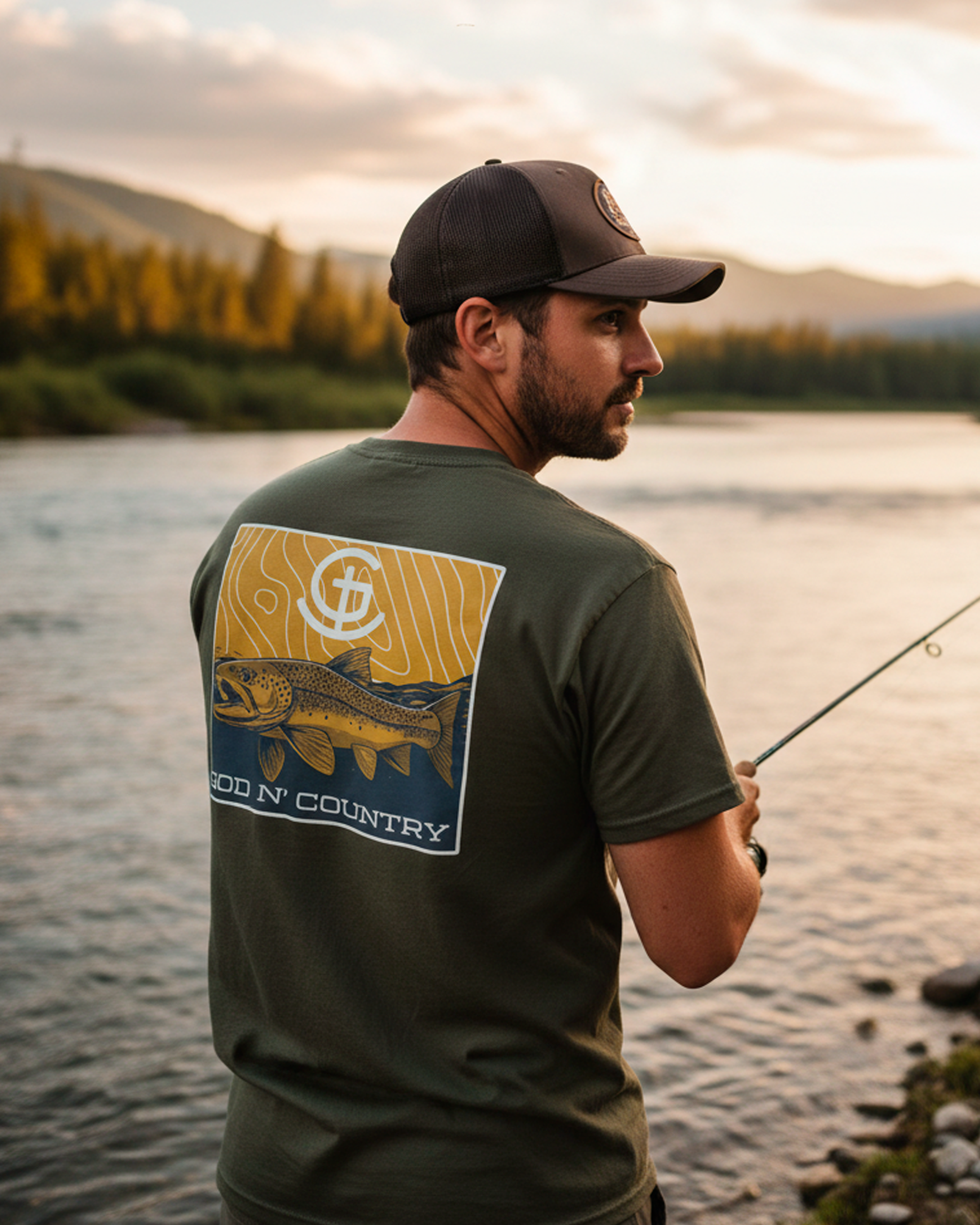 God N Country Trout Tee