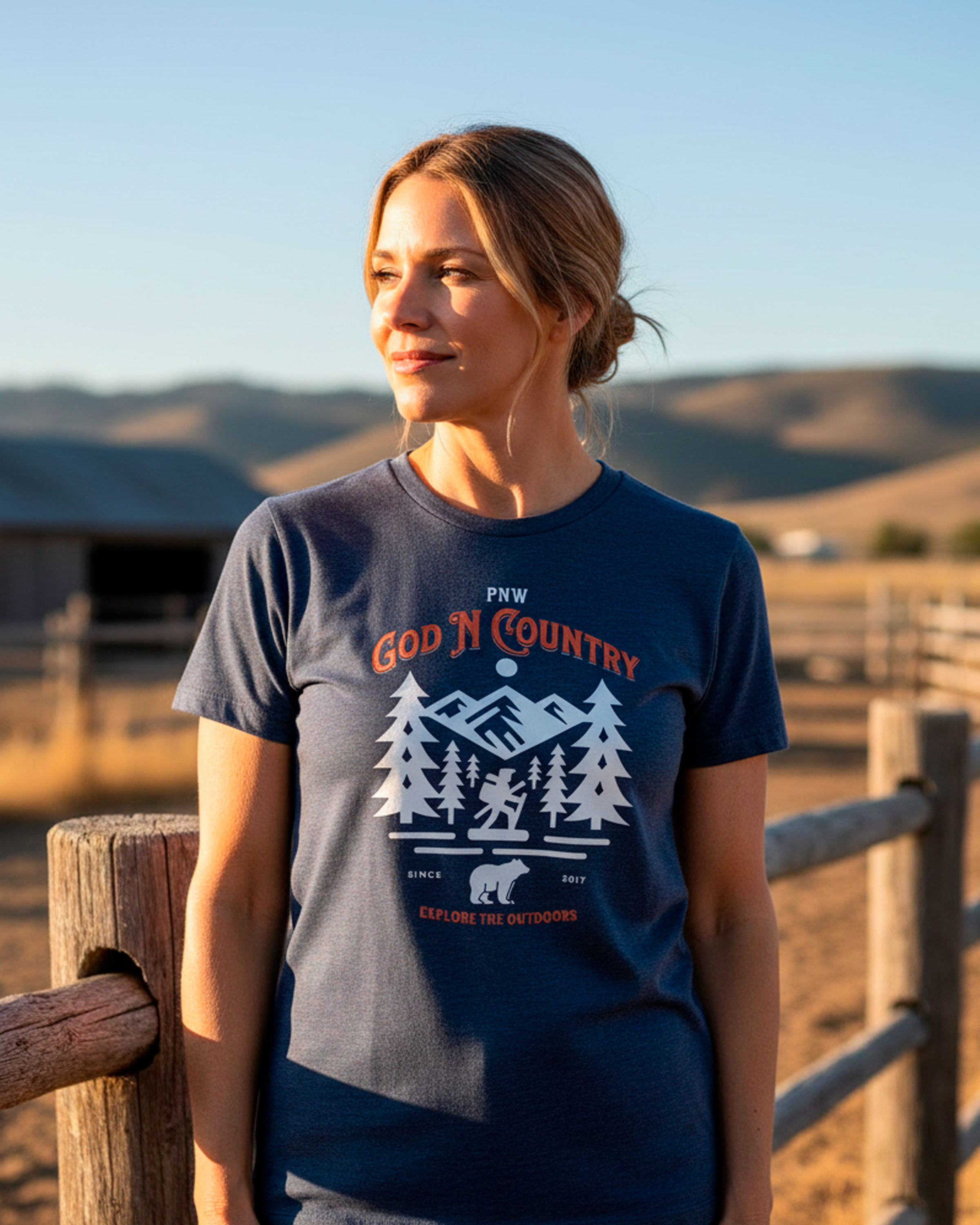 God N Country Women’s PNW Explore Tee