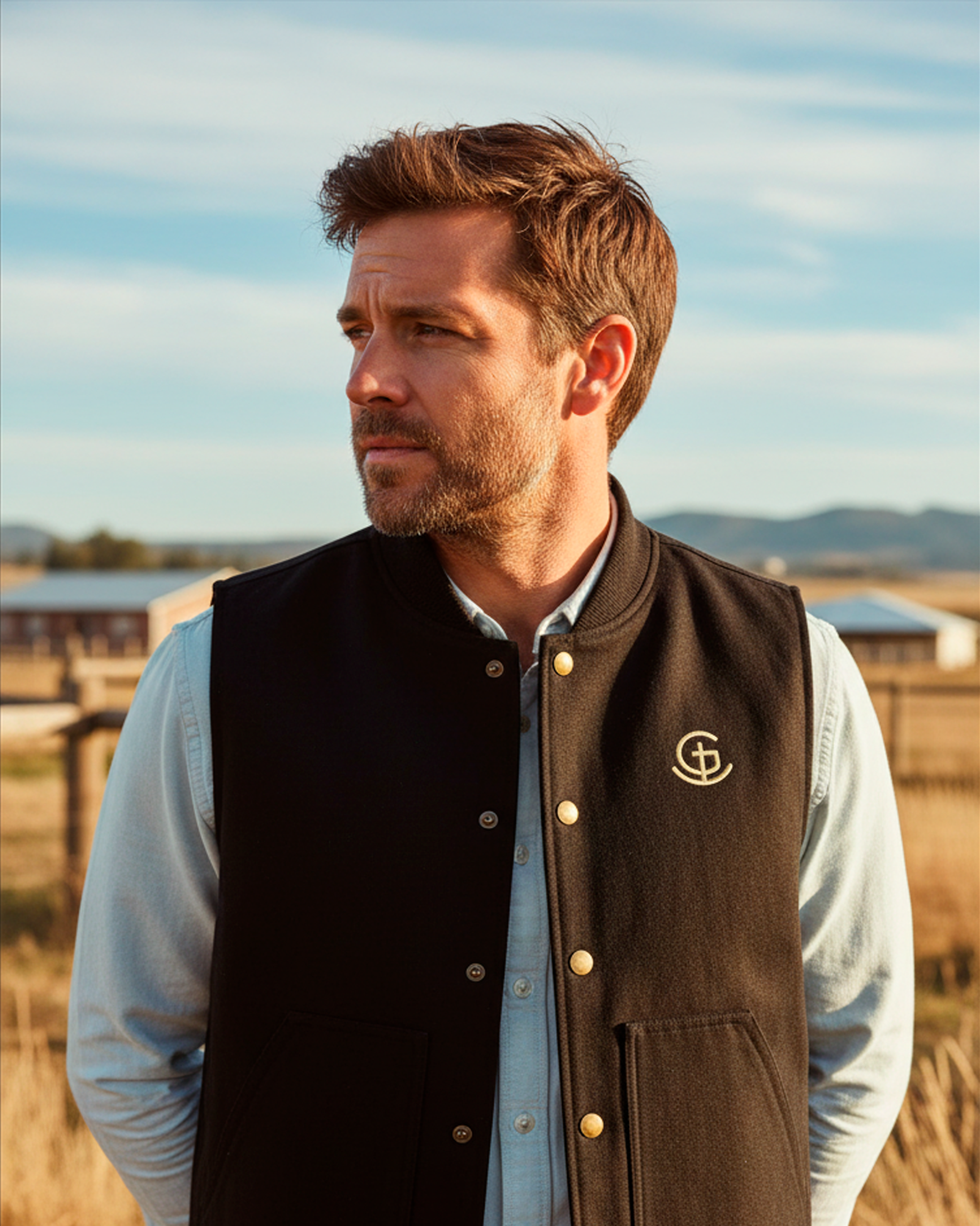 God N Country Insulated Canvas Workwear Vest