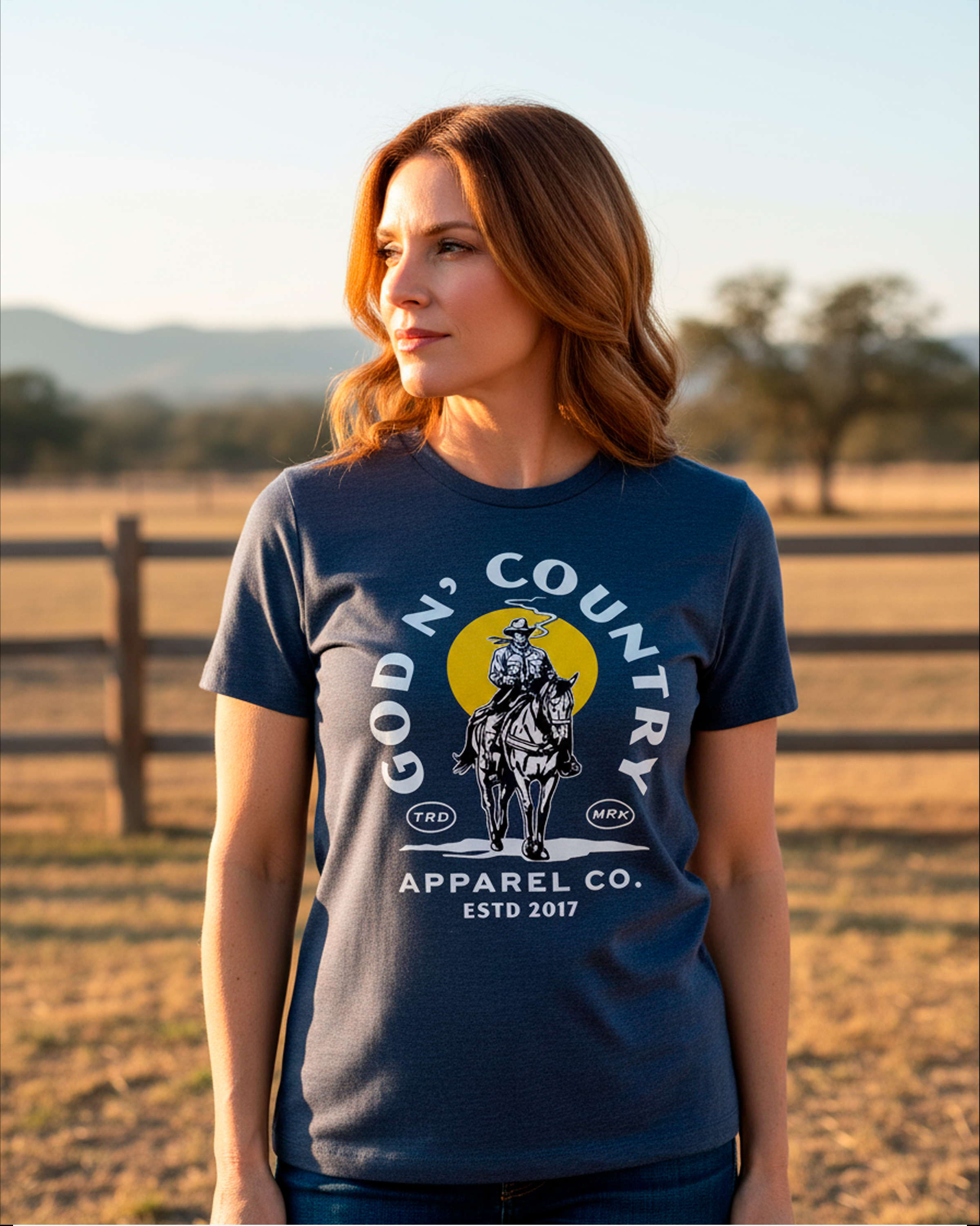 God N Country Women’s Cowboy Rider Tee