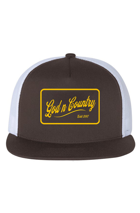God N Country Script Mesh Back Hat