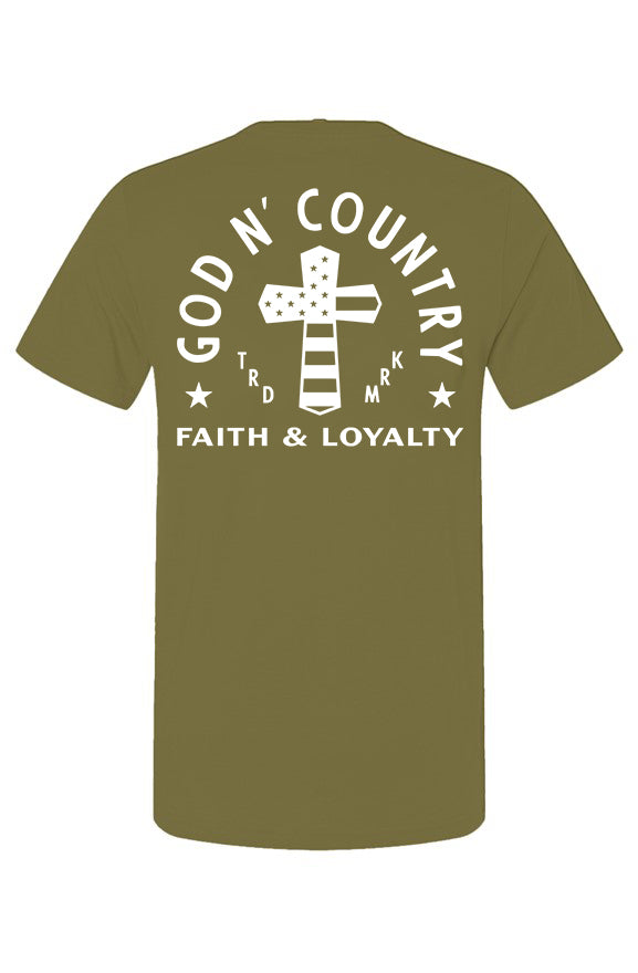 God N Country Faith & Loyalty T-Shirt