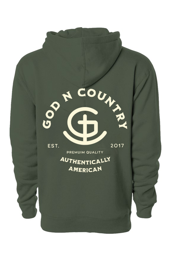 God N Country Signature Large Brand Light Hoodie
