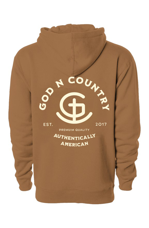 God N Country Signature Large Brand Light Hoodie