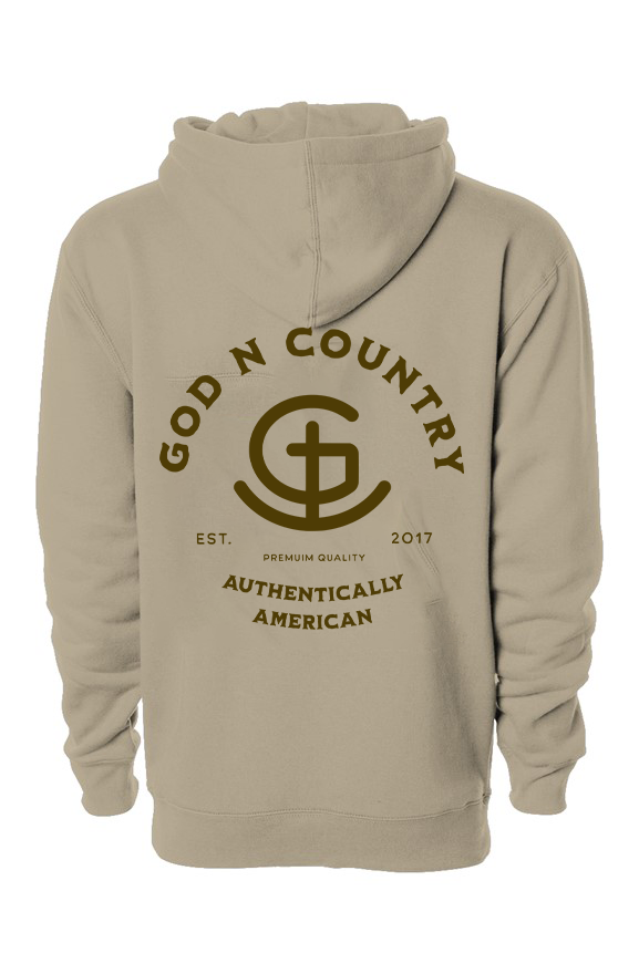 God N Country Signature Large Brand Light Hoodie