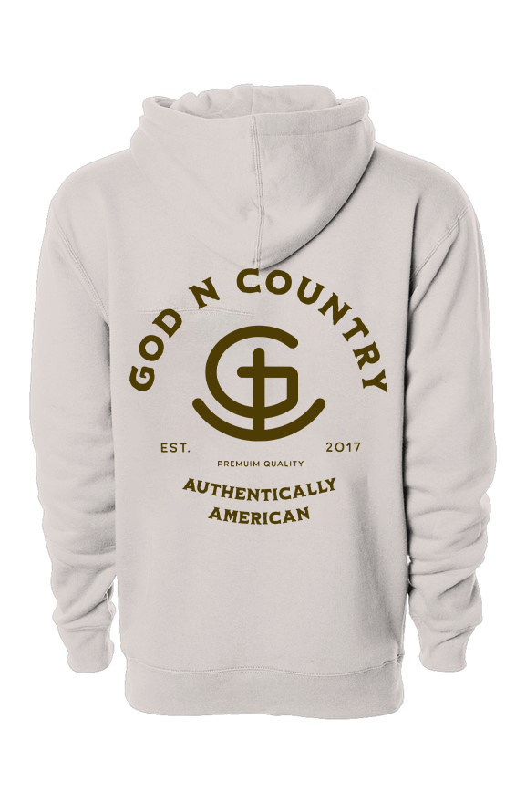 God N Country Signature Large Brand Light Hoodie
