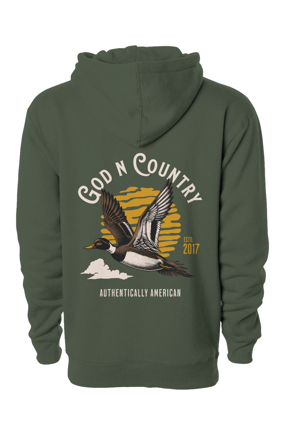 God N Country Pintail Duck Hoodie