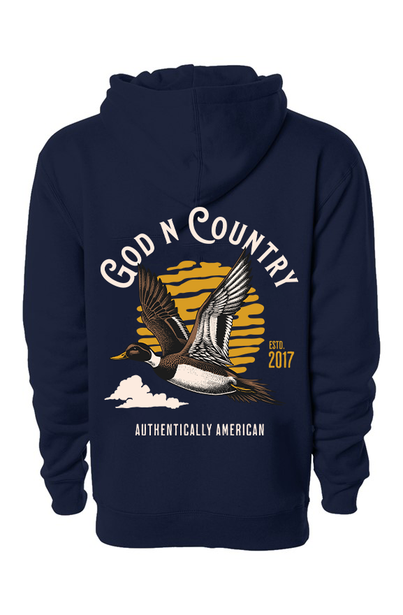 God N Country Pintail Duck Hoodie