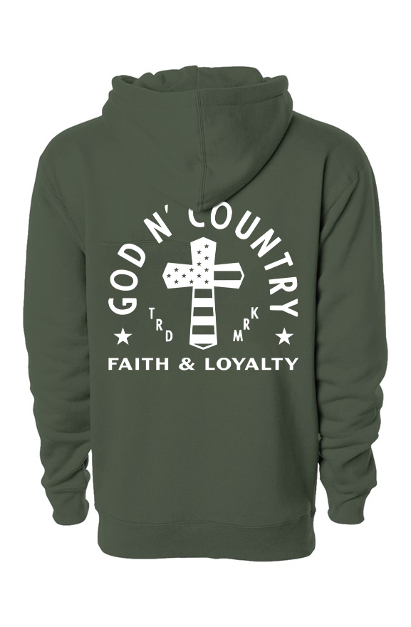 God N Country Faith & Loyalty Hoodie