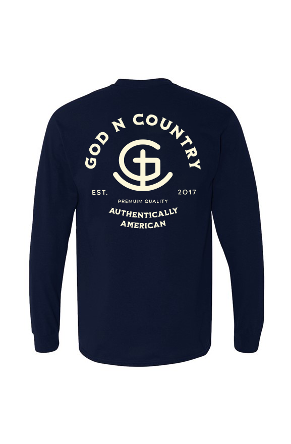 God N Country Signature Large Long Sleeve Tee