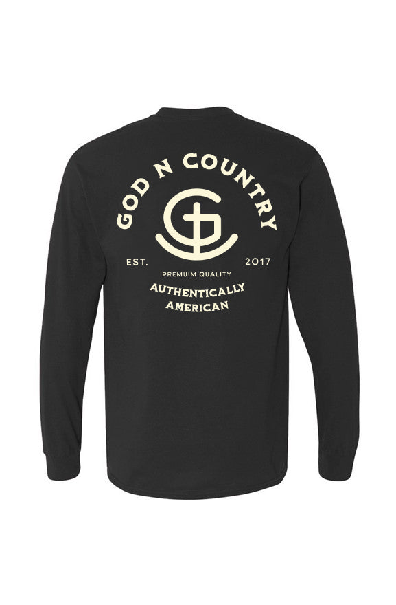 God N Country Signature Large Long Sleeve Tee