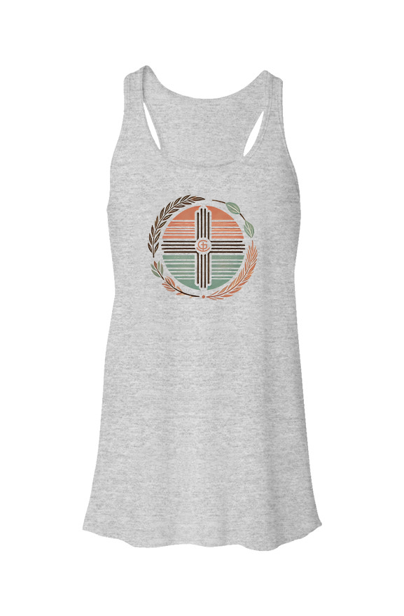 God N Country Laurel Southwest Racerback Tank