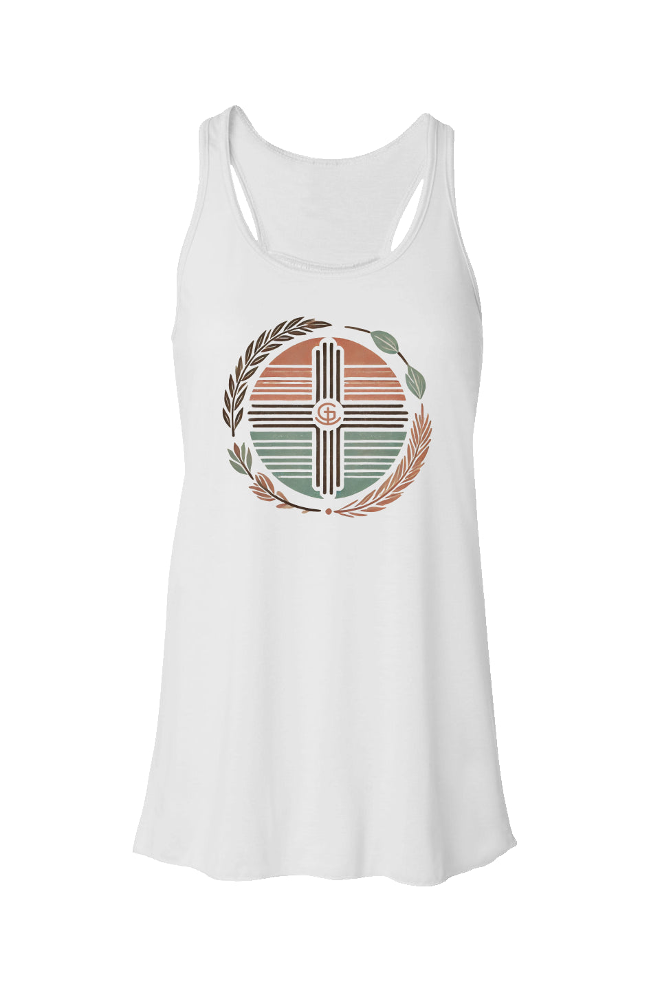 God N Country Laurel Southwest Racerback Tank 