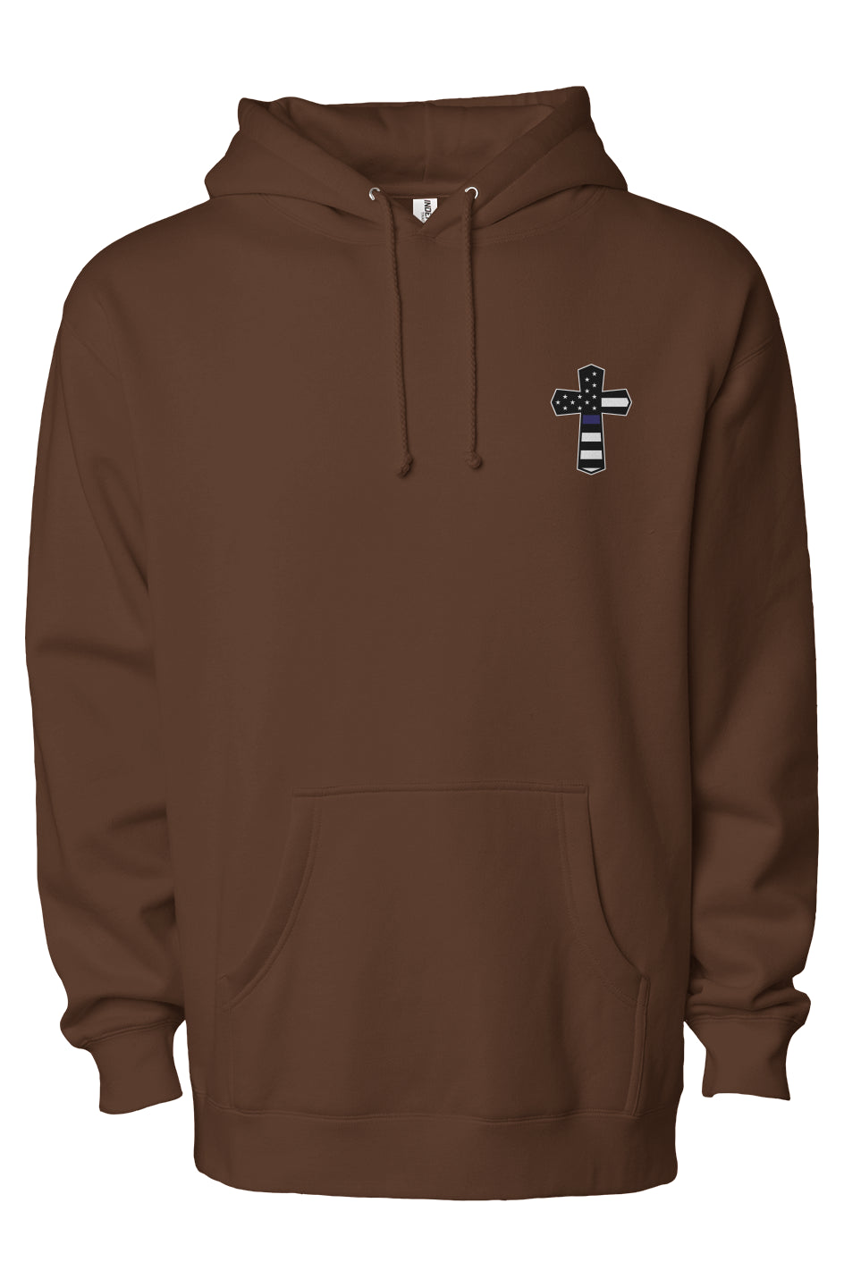 God N Country Protect Blue Line Hoodie