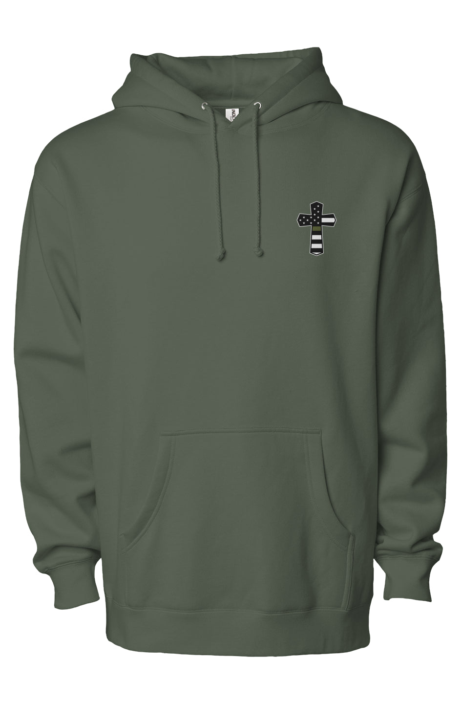God N Country Protect Green Line Hoodie