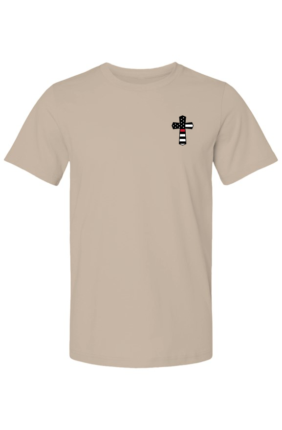God N Country Protect Red Line Dark T-Shirt