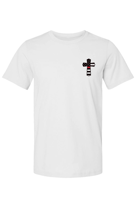 God N Country Protect Red Line Dark T-Shirt