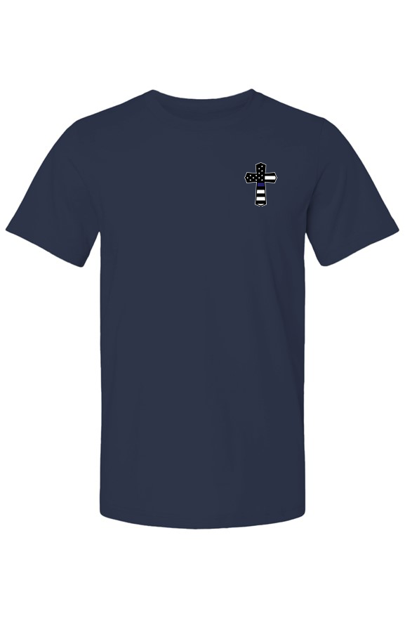 God N Country Protect Blue Line T-Shirt