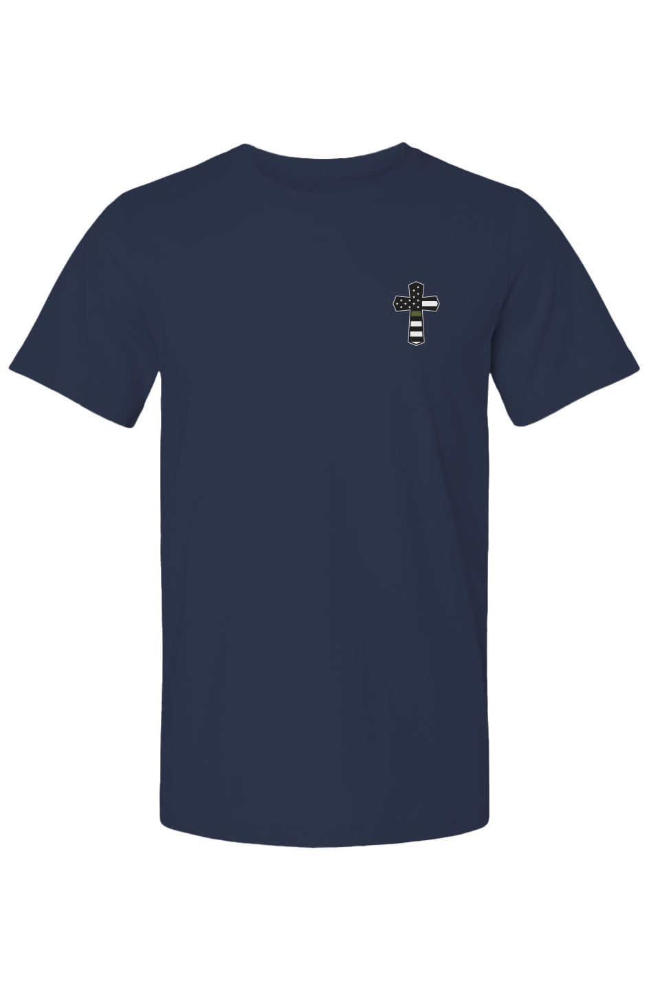 God N Country Protect Green Line Dark T-Shirt