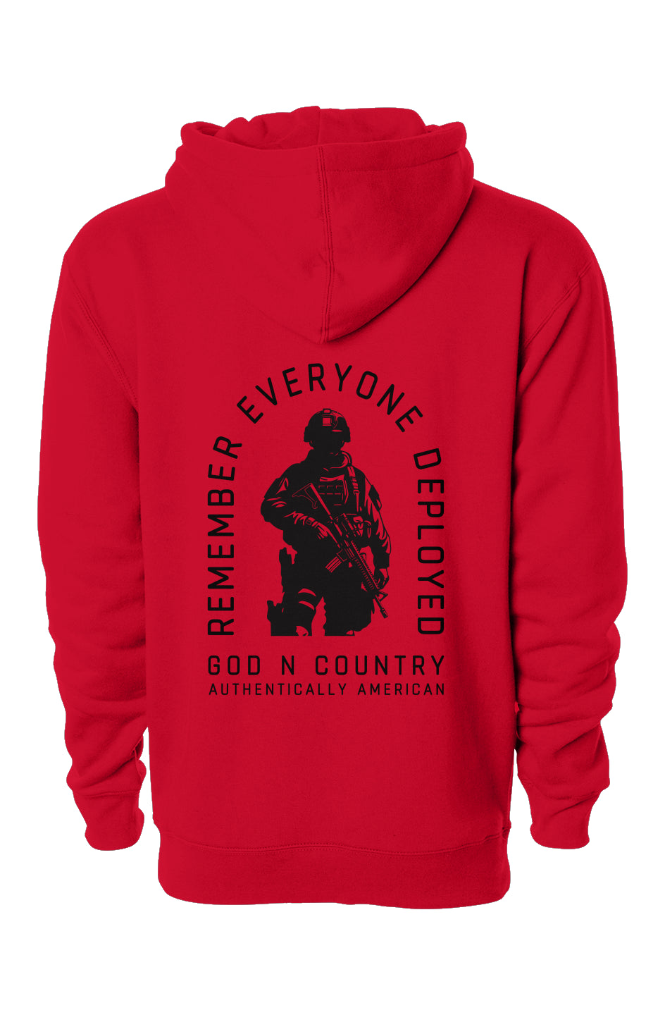 God N Country Remember Everyone Deployed Hoodie