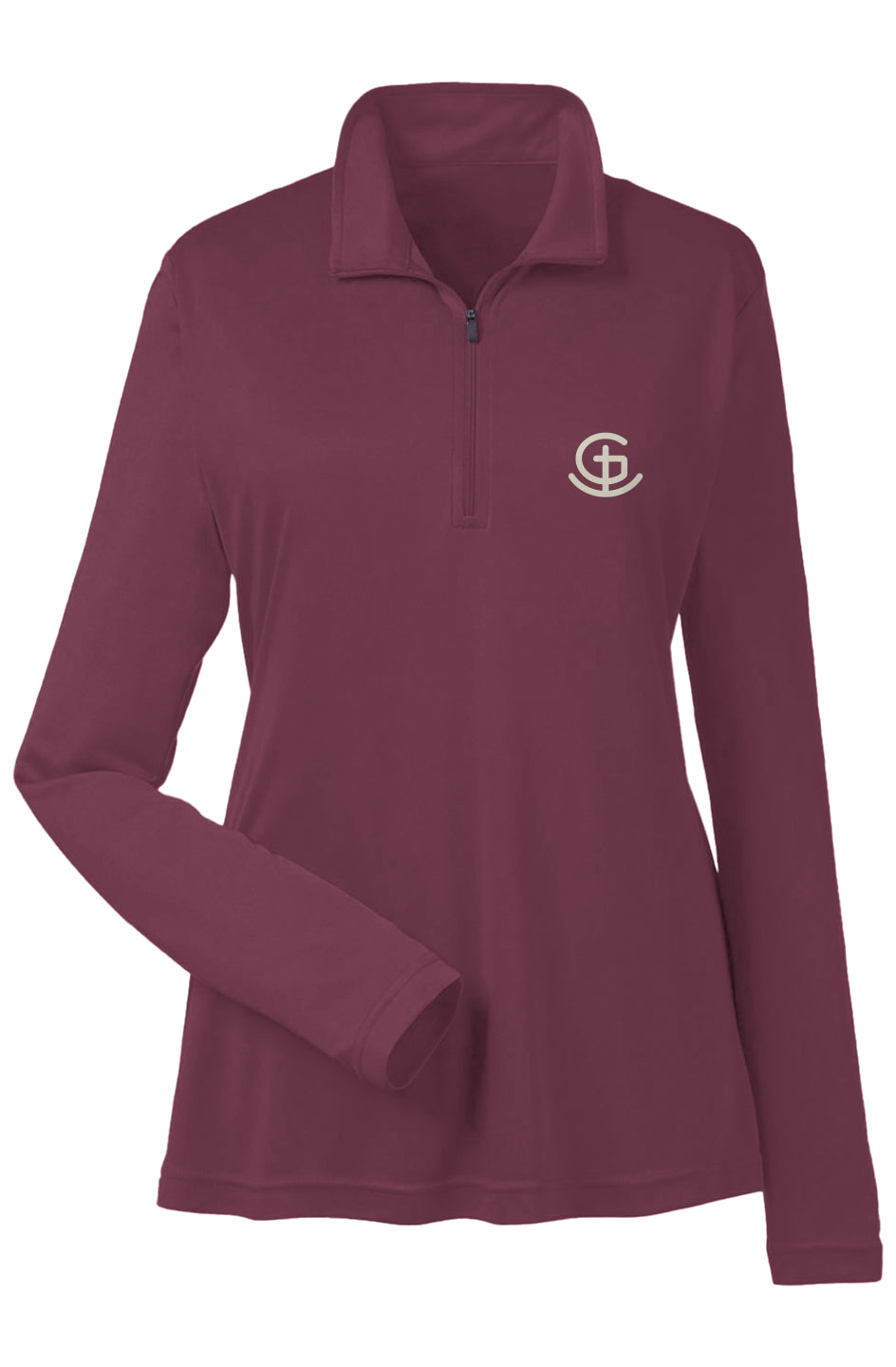 God N Country Ladies Quarter-Zip Pullover