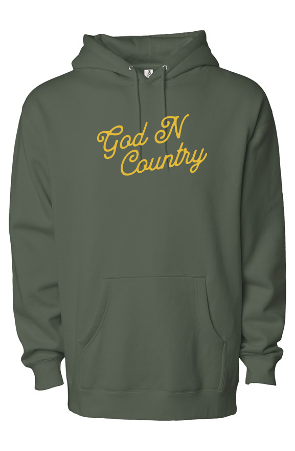 God N Country Script Hoodie