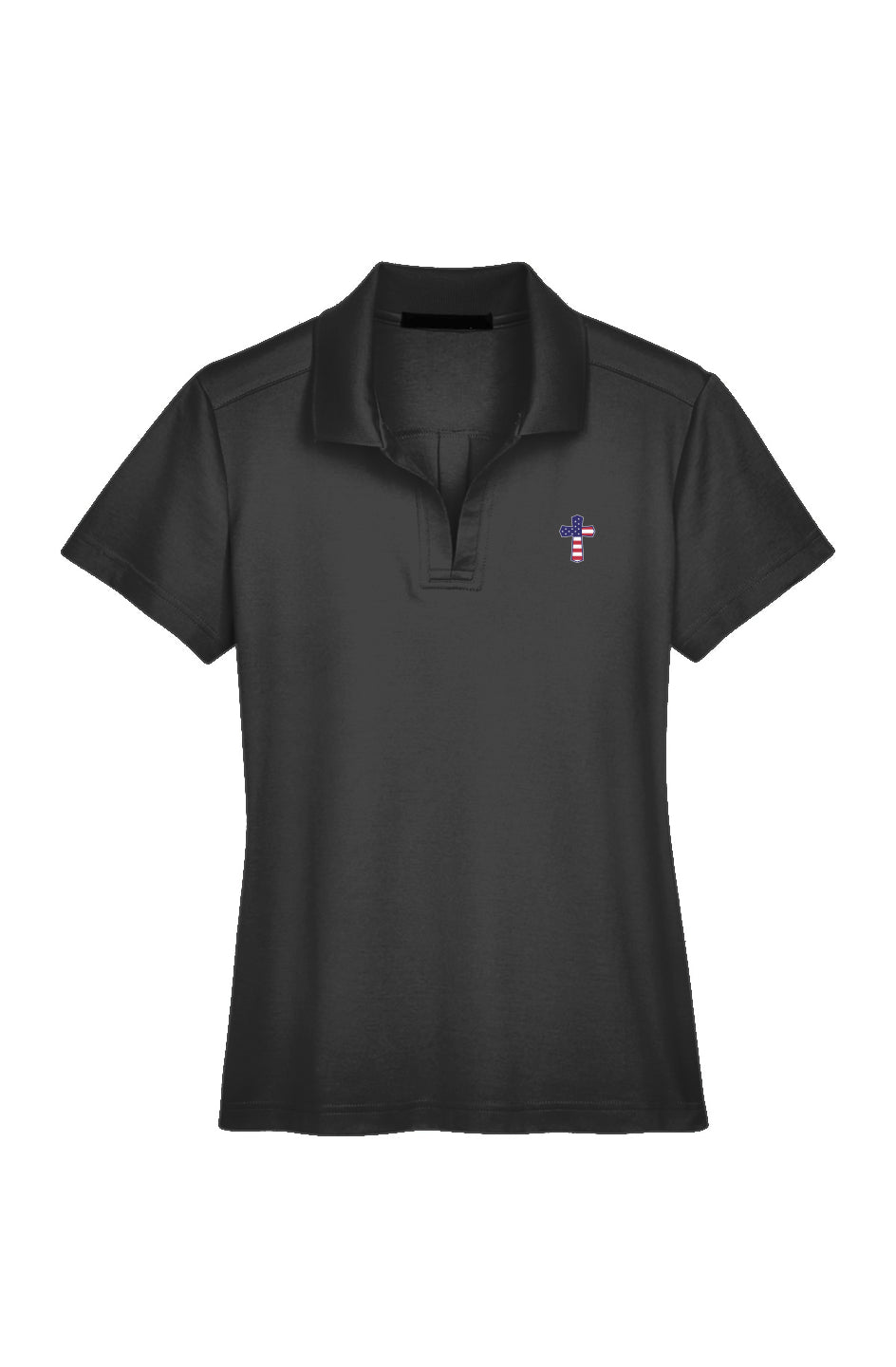 God N Country Cross Performance Ladies’ Plaited Polo