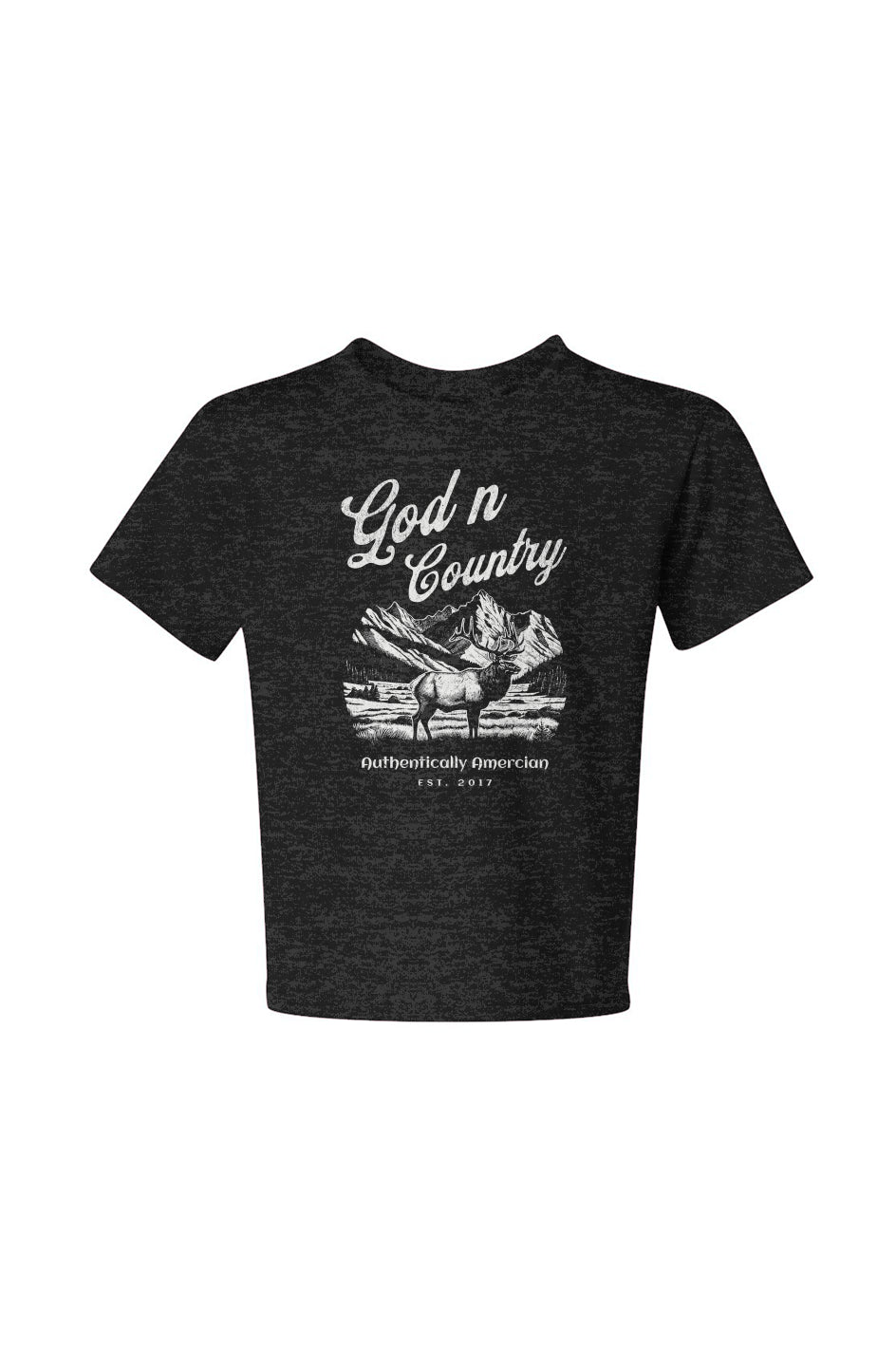 God N Country Youth Elk Tee