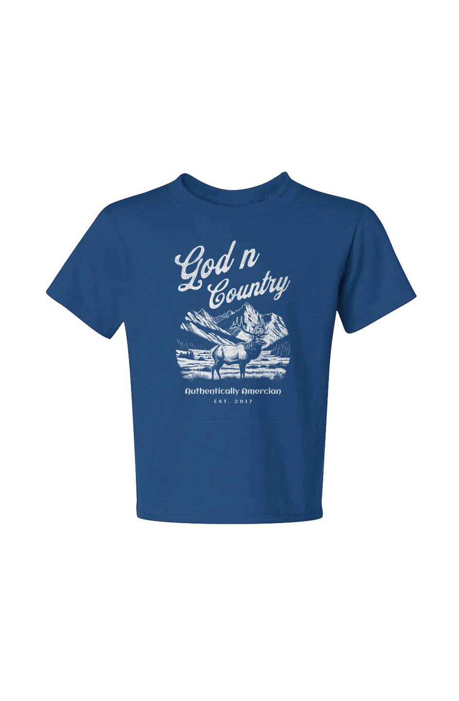God N Country Youth Elk Tee