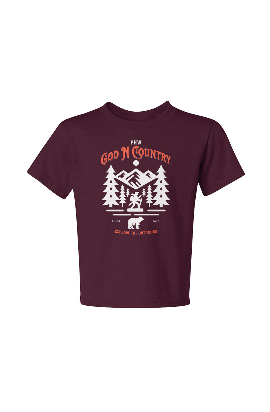 God N Country Youth PNW Tee