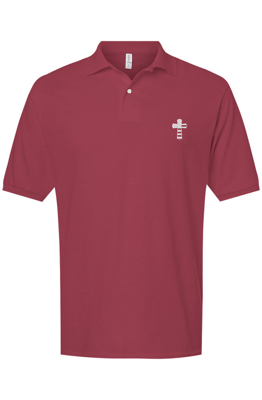 God N Country Cross Blended Polo