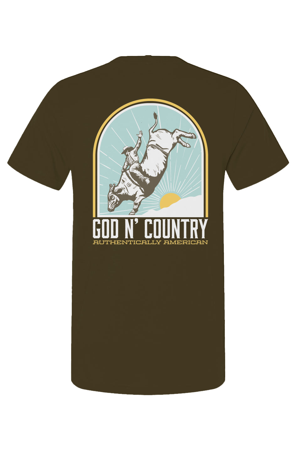 God N Country Bull Rider T-Shirt