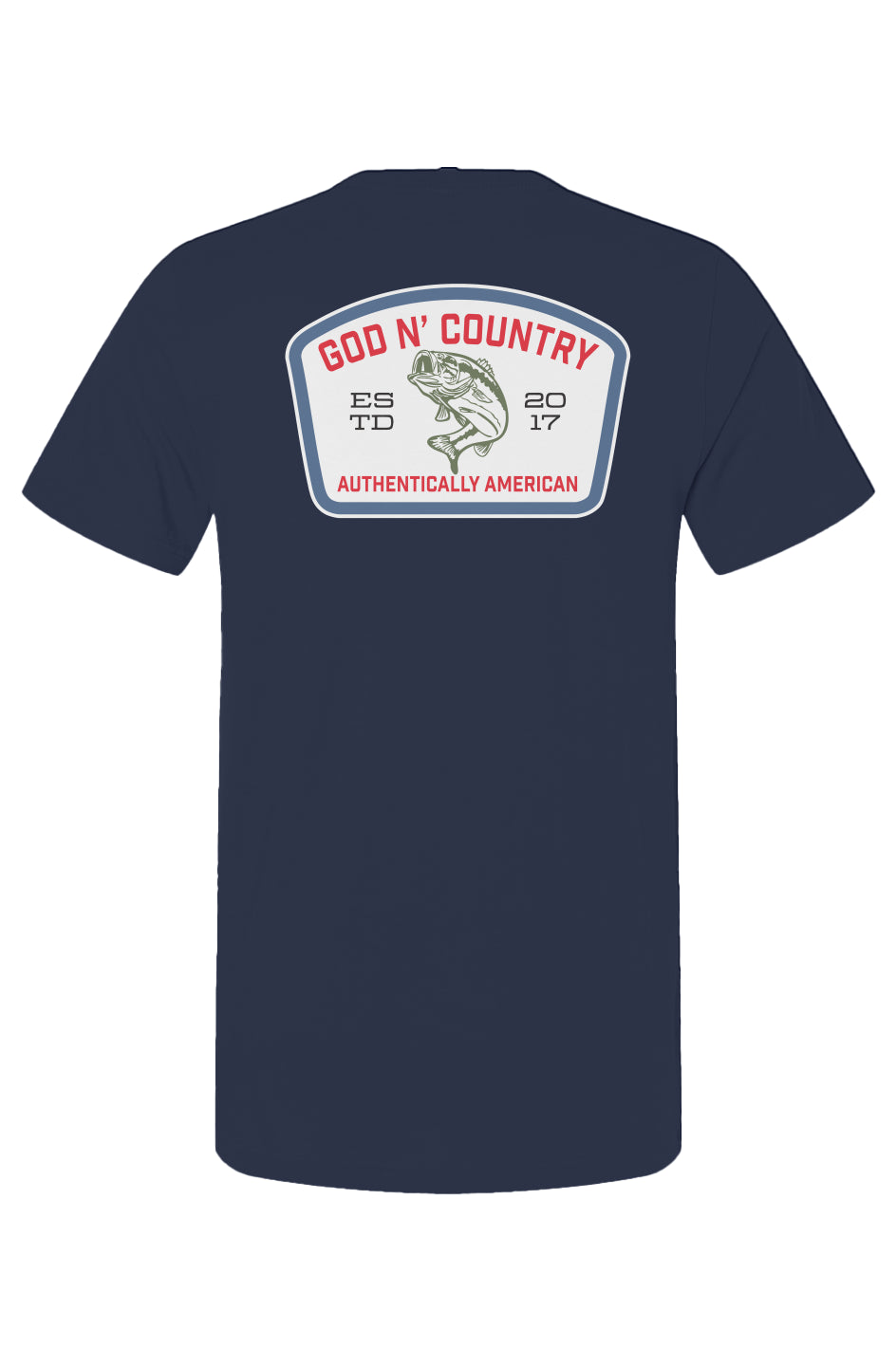 God N Country Bass Patch Graphic Tee
