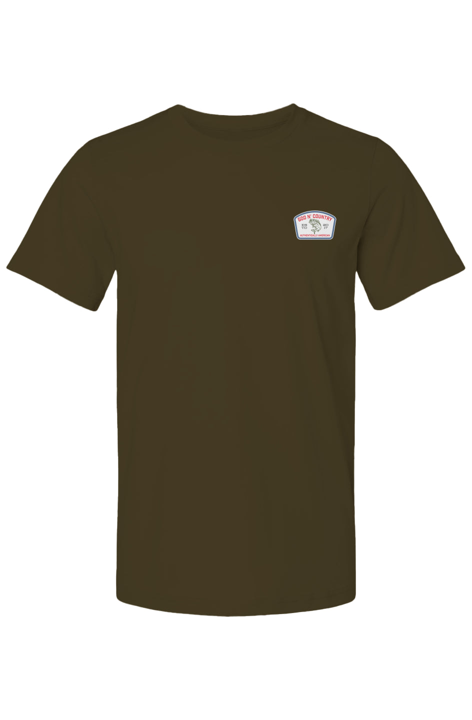 God N Country Bass Patch Graphic Tee