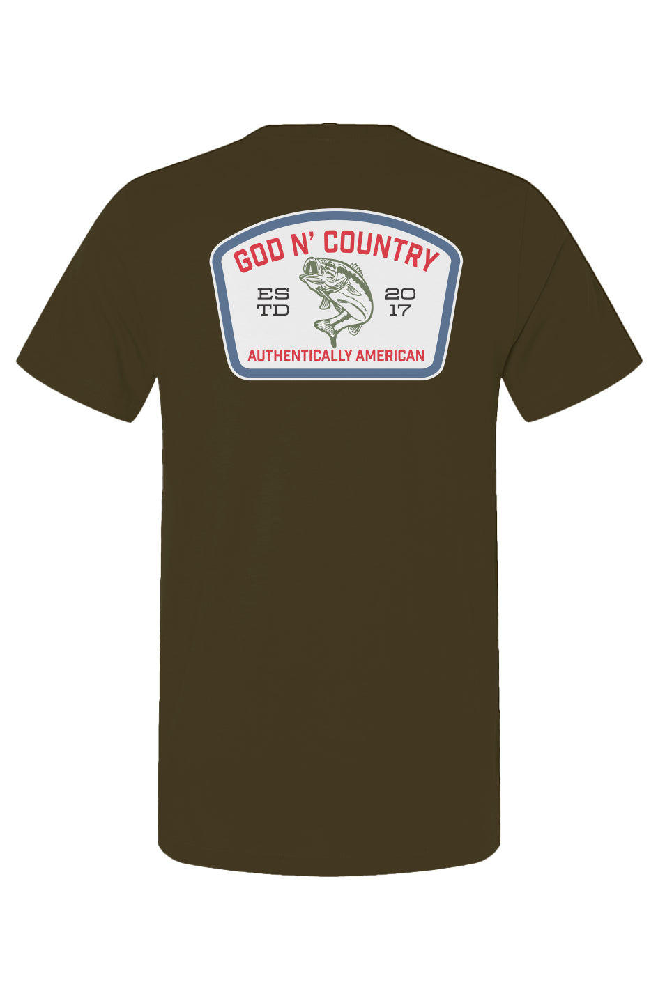God N Country Bass Patch Graphic Tee