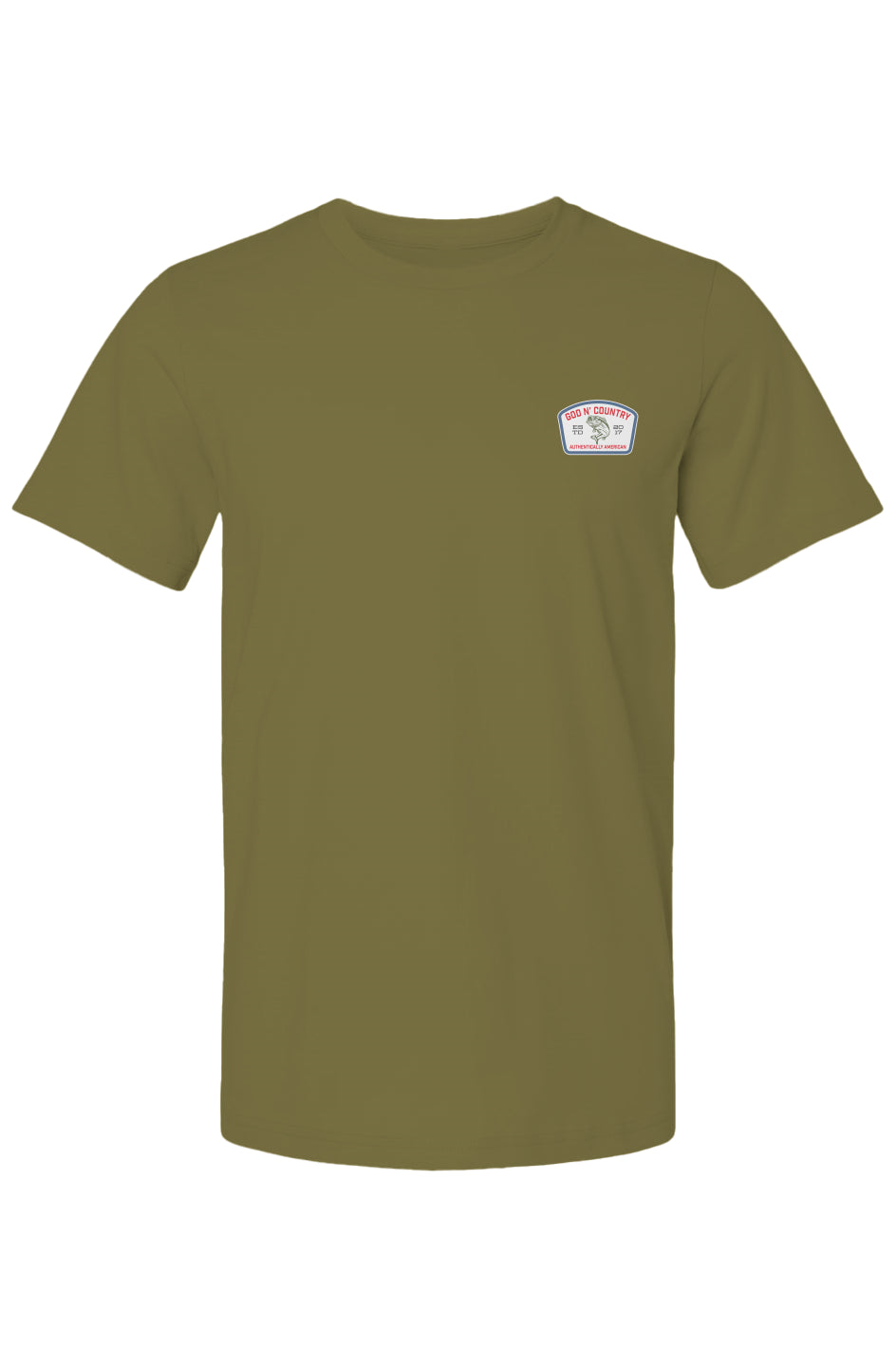 God N Country Bass Patch Graphic Tee