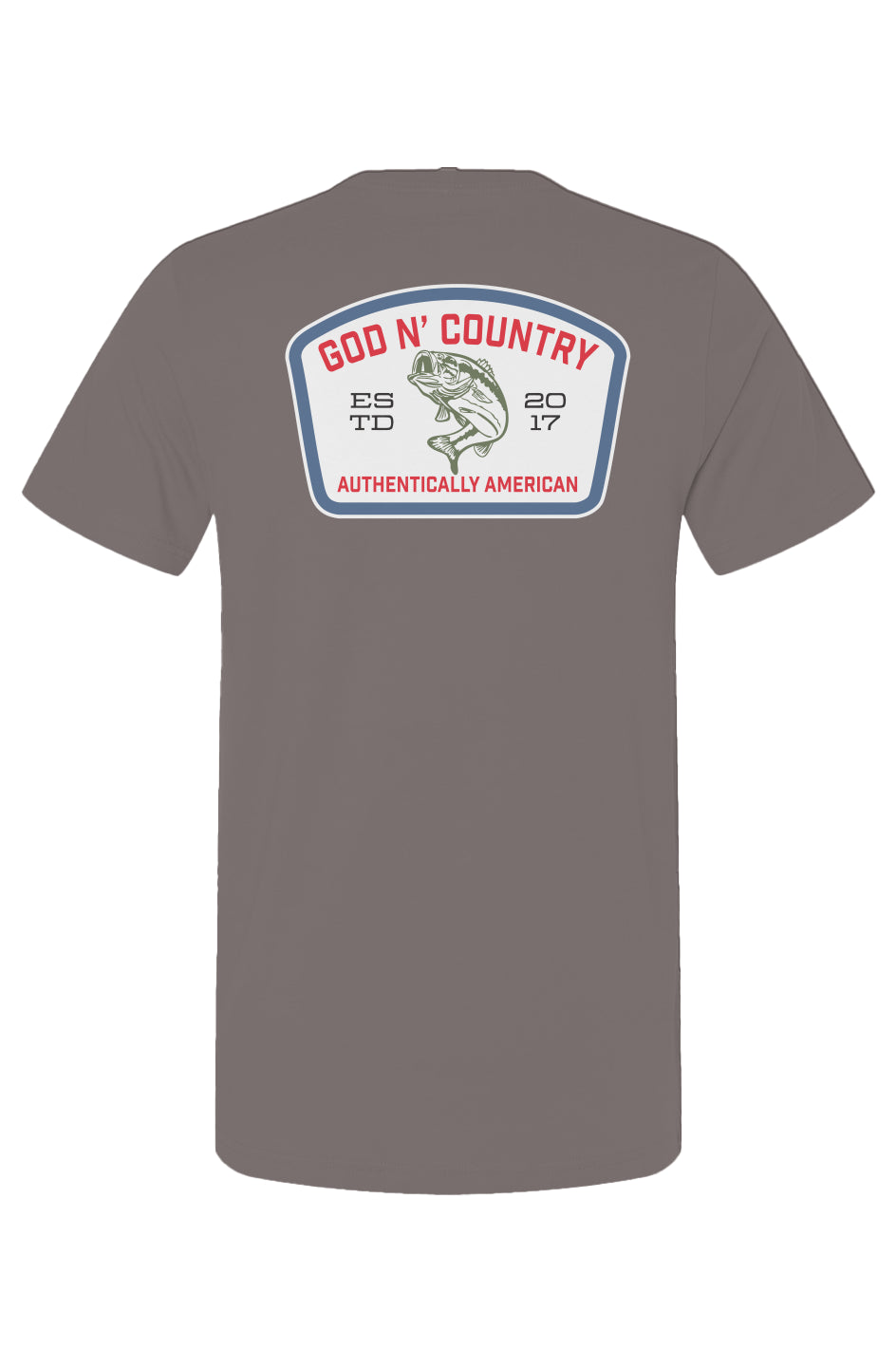 God N Country Bass Patch Graphic Tee