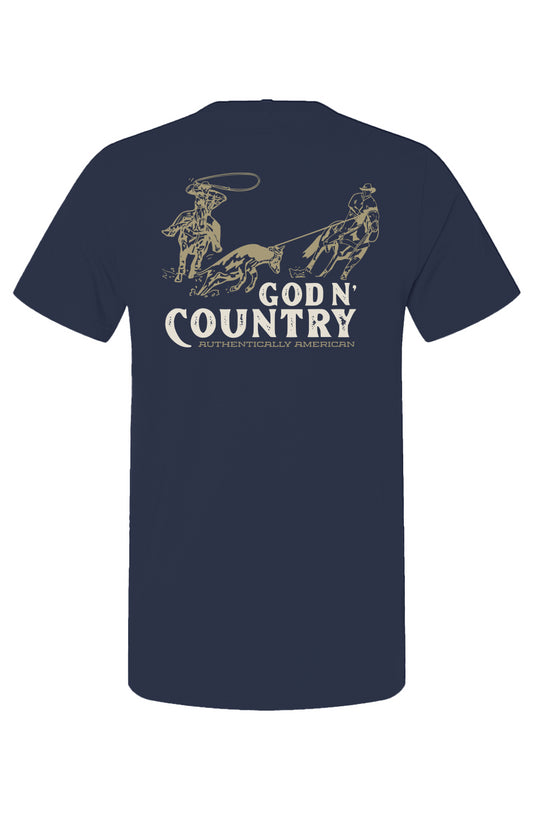 God N Country Team Roping Tee