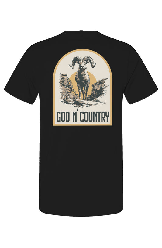 God N Country Bighorn Tee