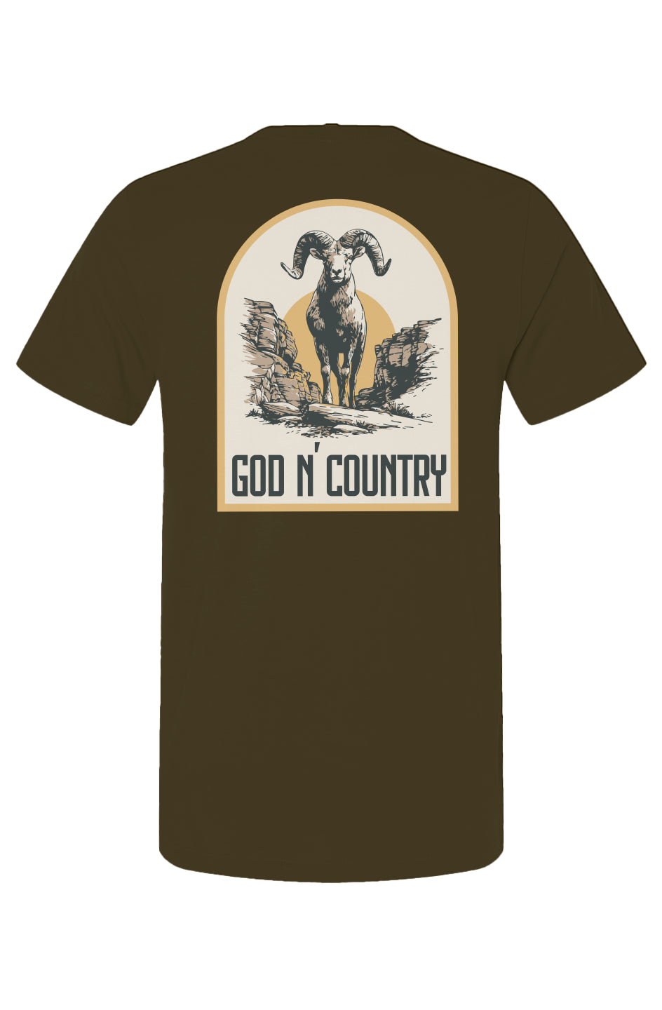 God N Country Bighorn Tee