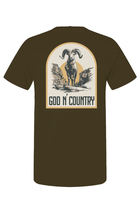 God N Country Bighorn Tee