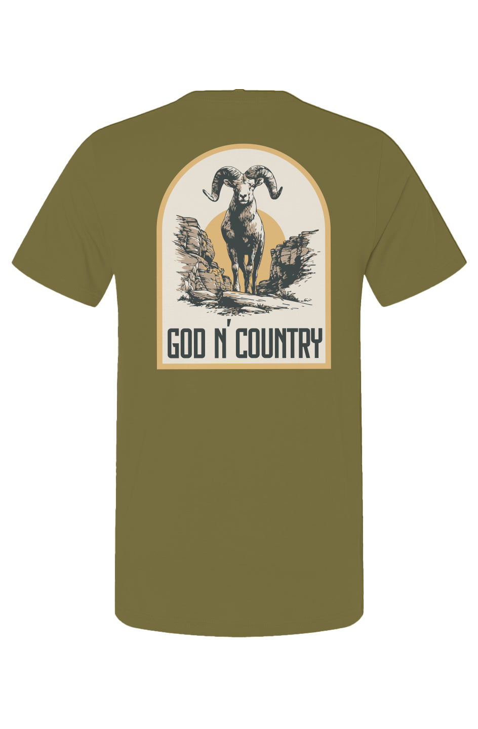 God N Country Bighorn Tee
