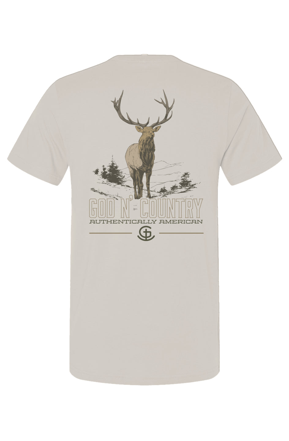 God N Country Bull Elk Tee