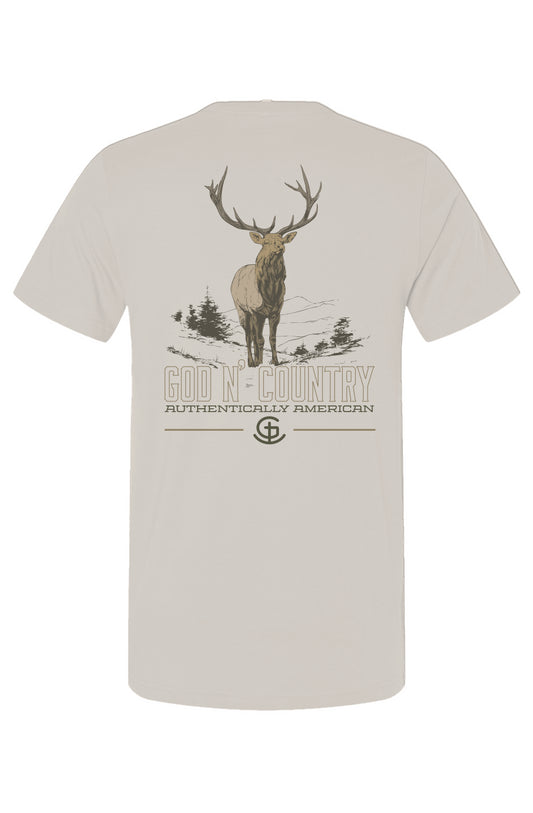 God N Country Bull Elk Tee