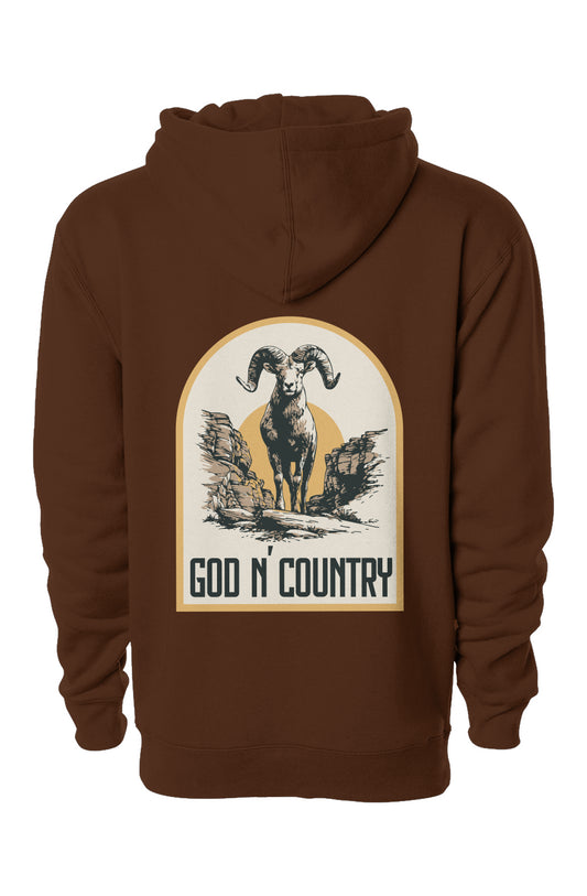 God N Country Bighorn Hoodie