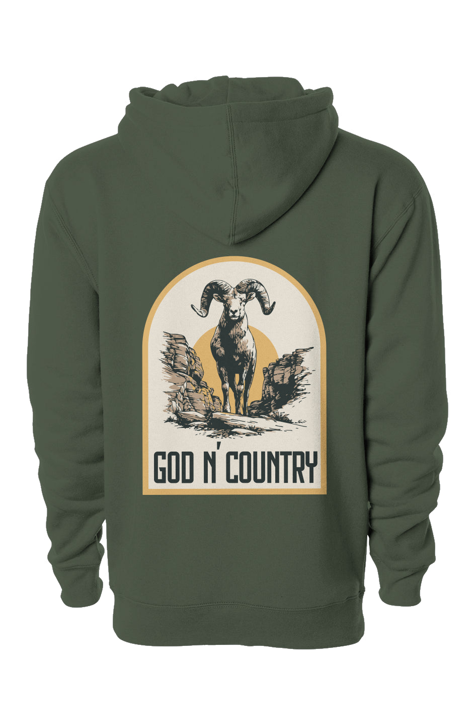 God N Country Bighorn Hoodie